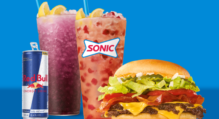 sonic menu drinks